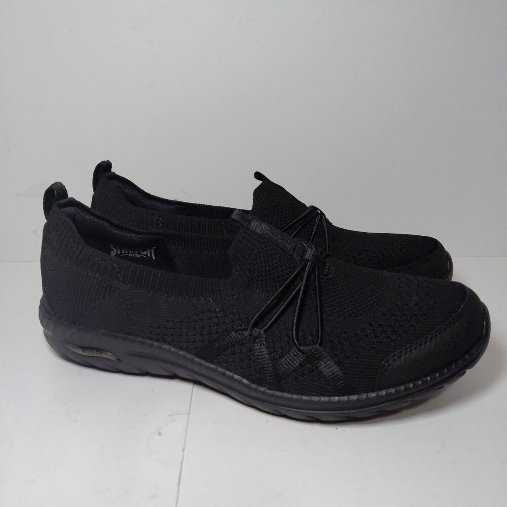 Skechers Arch Fit Flex Sporty Days Black Mesh Athletic Shoes Women's 9.5